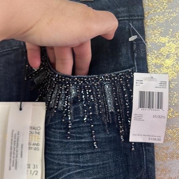 Buffalo Jasleen Stretch Cigarette Low Rise Slim Fit Jeans Size 31 - Picture 5 of 16